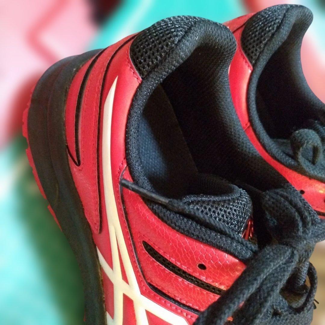 asics　安全靴 赤黒 JSAA認証