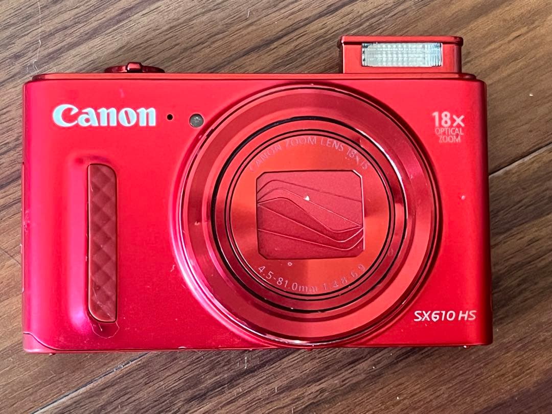 【動作未確認】Canon SX610 HS レッド 20.2MP