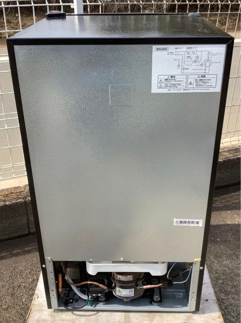 2ドア冷凍冷蔵庫 PRC-B092D-B 87L オーヤマ 2022年製