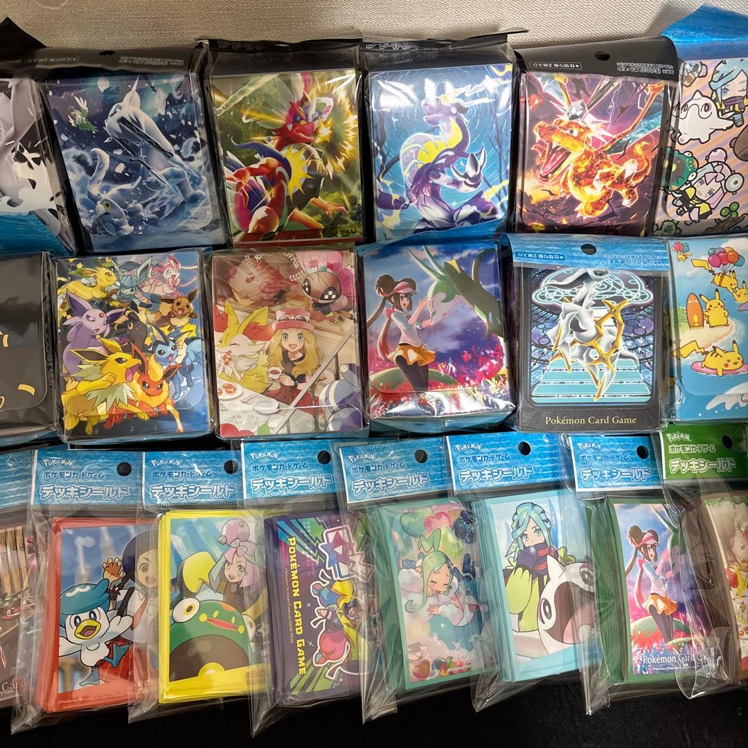 ポケモンカード　デッキシールド 10種　デッキケース 15種　まとめ売り