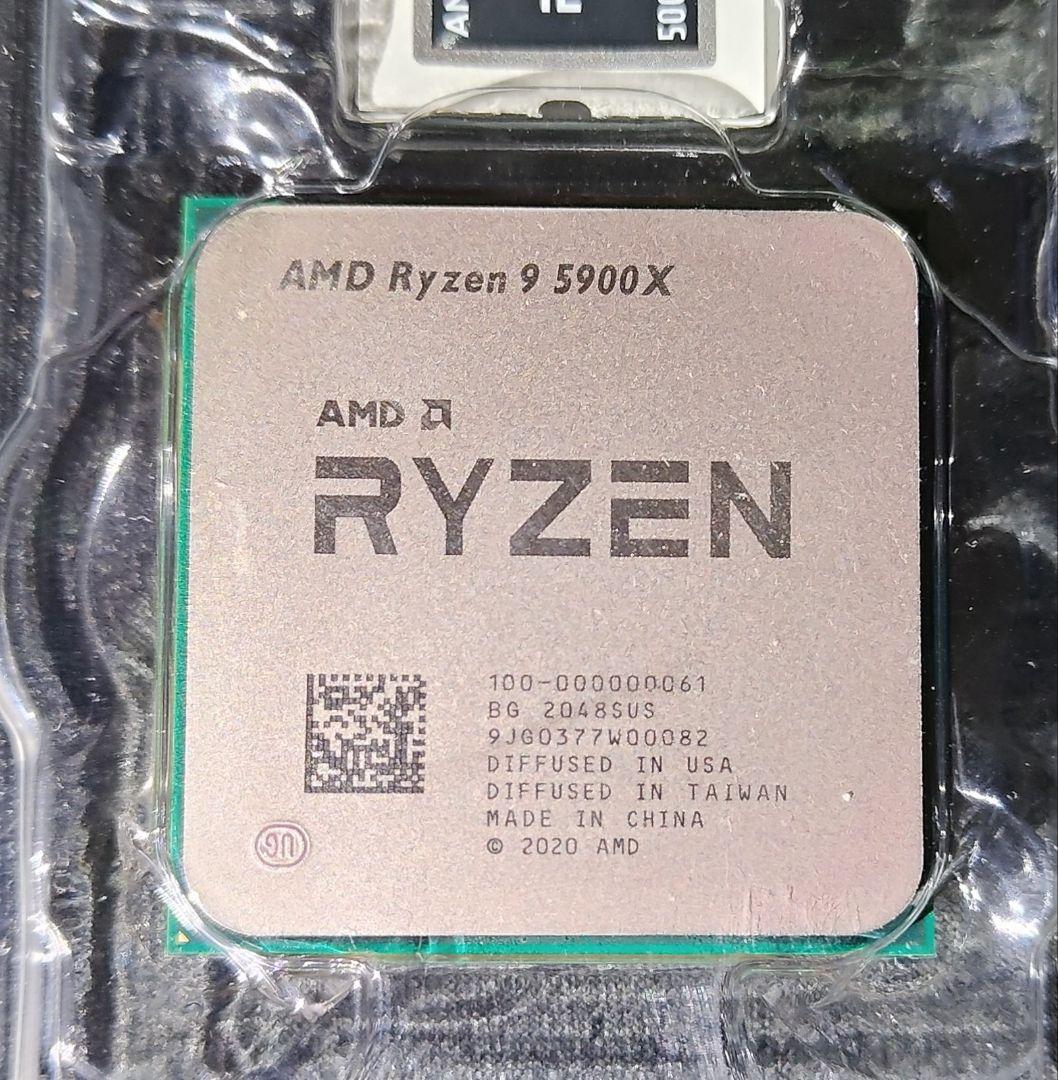 AMD Ryzen 9 5900X 12コア CPU