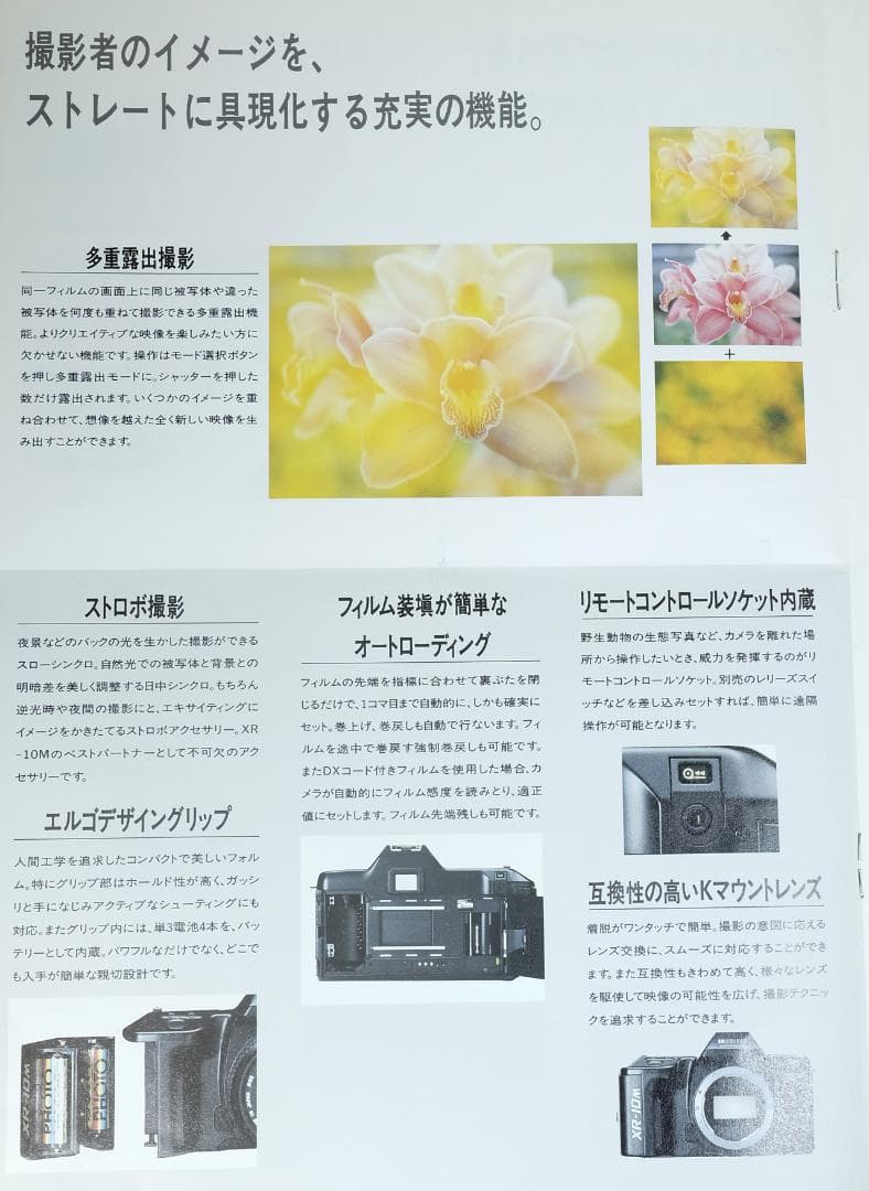 RICOH XR-10M フィルムカメラ、タムロン35-210mm、ストロボ