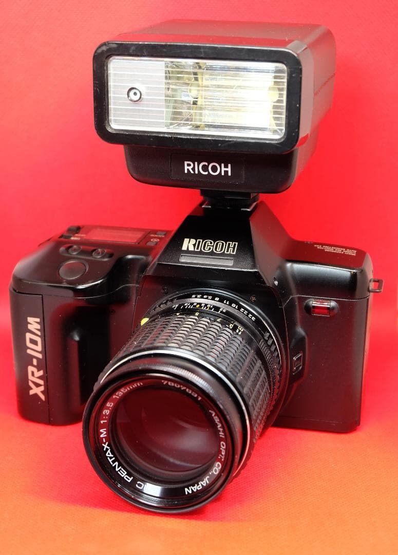 RICOH XR-10M フィルムカメラ、タムロン35-210mm、ストロボ