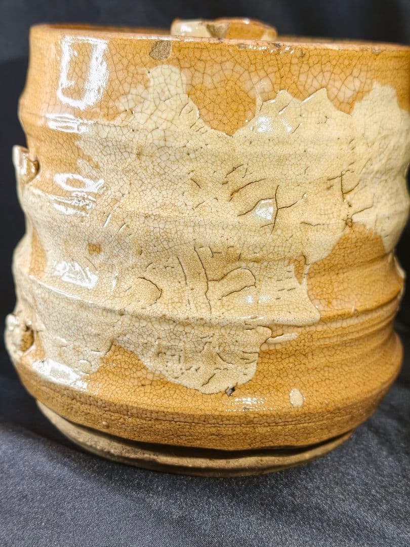 茶道具 古萩水指 時代箱付き 旧家蔵出し 蒐集家放出美品 骨董陶器 古美術