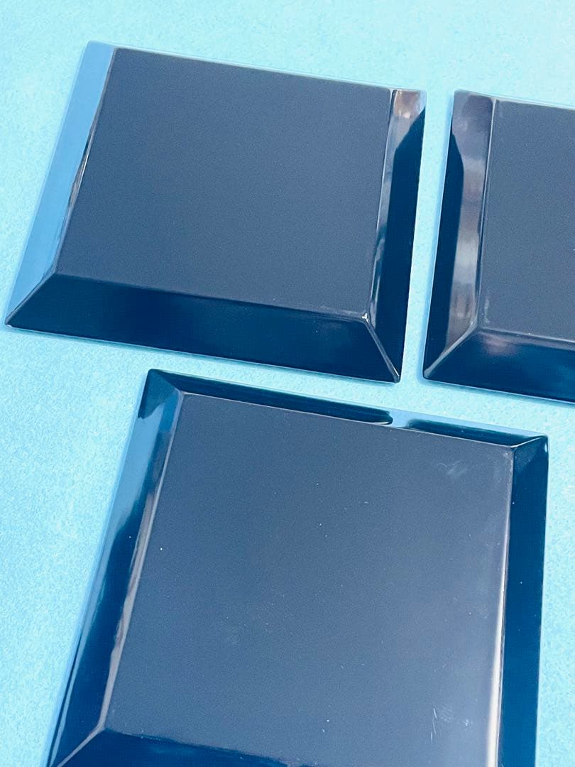 木製銘々皿 5客 木製 黒 48角皿 沈金 若松 漆器