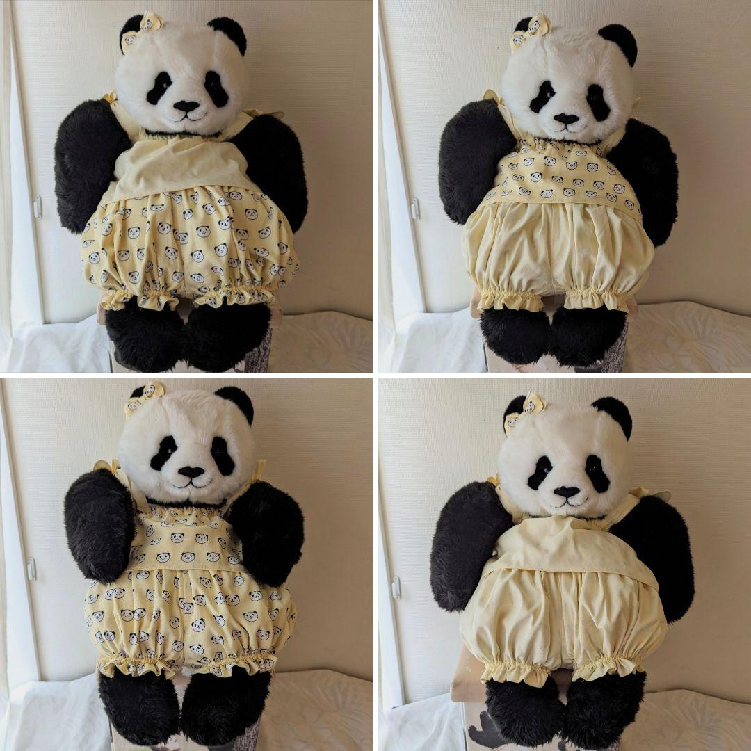 シャンシャン様♡ご確認用抱っこシャン２歳シャン♡2P＆カボパン パンダ柄C 黄