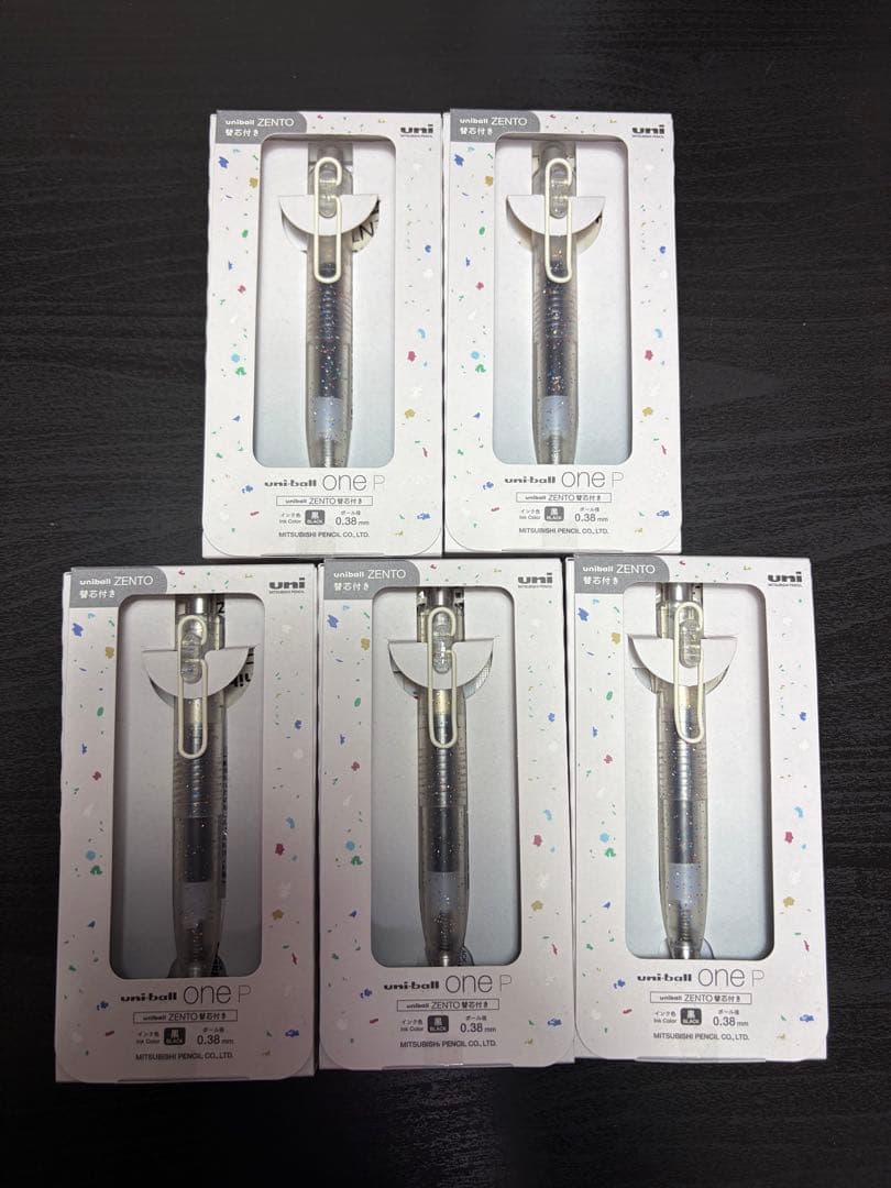 uni-ball one P 限定ボールペン ZENTO 替芯付き　おりがみ