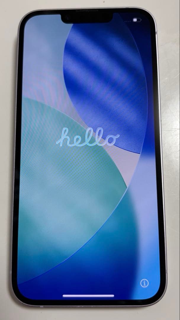 Apple iPhone 14パープル 本体 美品　箱　ケーブル付き