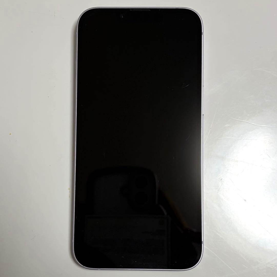 Apple iPhone 14パープル 本体 美品　箱　ケーブル付き
