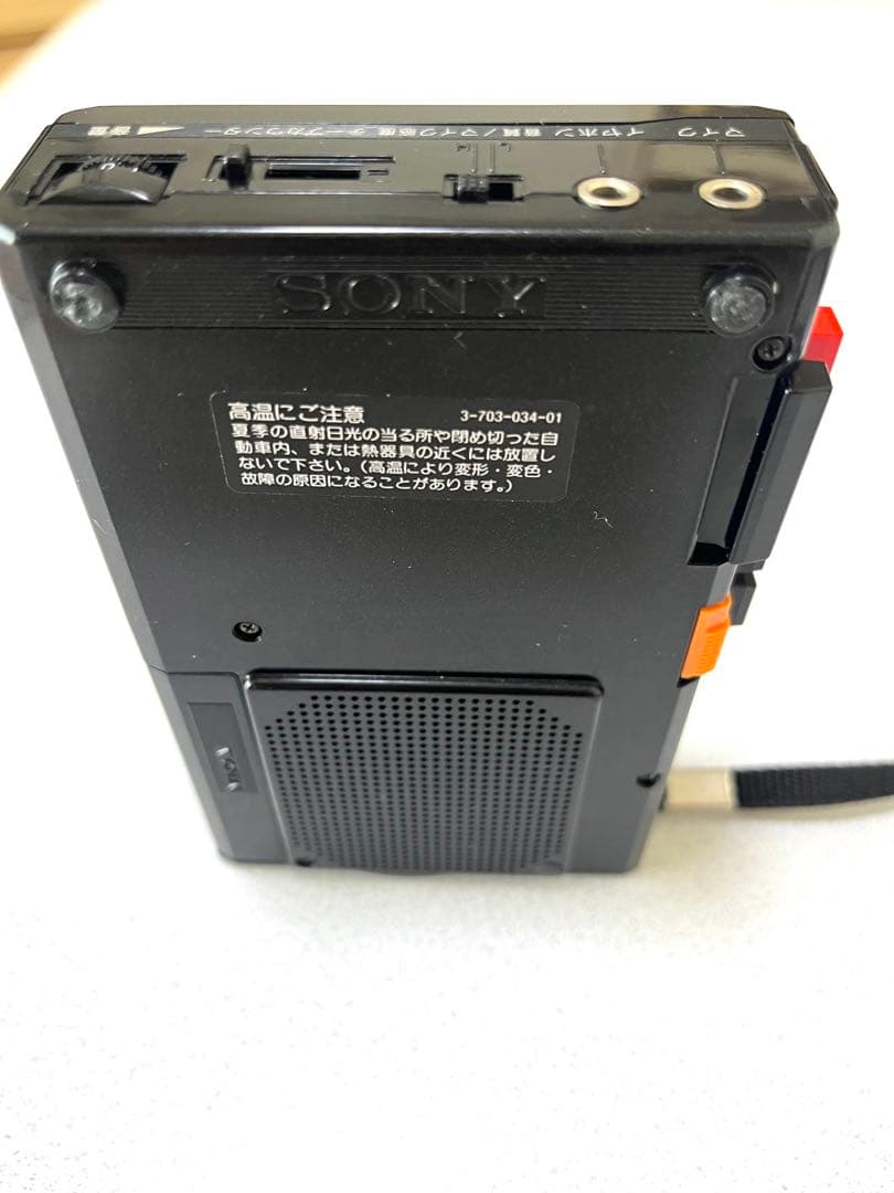 完動品SONY TCM-17カセットレコーダー　　　再/録オートシャットオフ