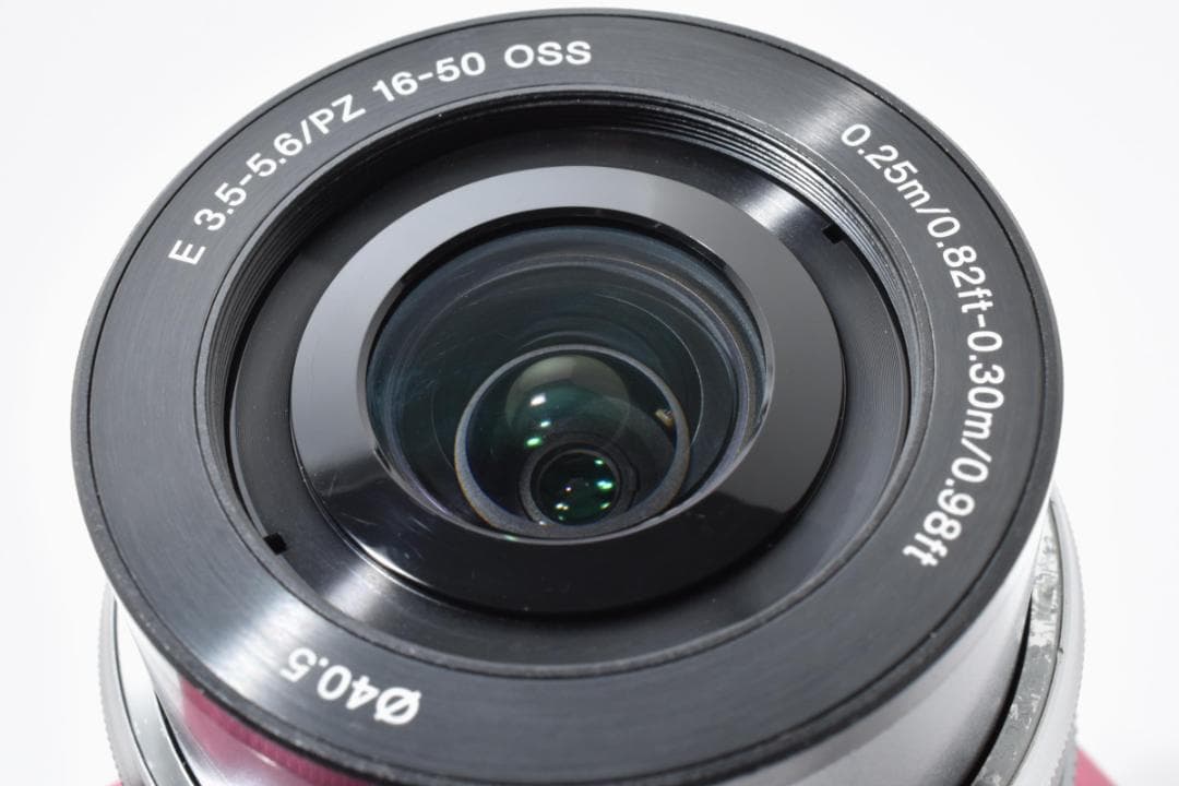 《 ショット極少 》　ソニー　SONY α5000 レンズキット ピンク