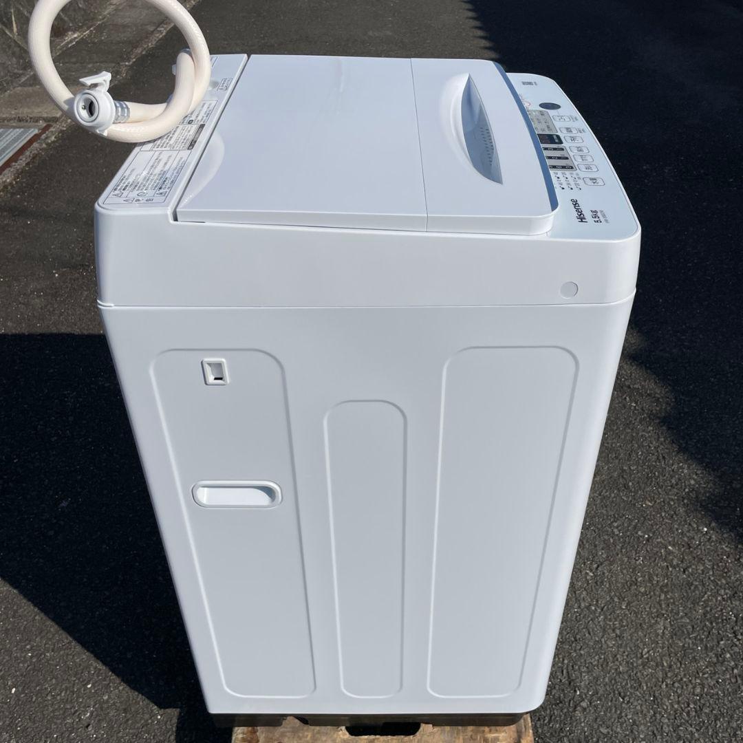 Hisense2023年製5.5㎏全自動洗濯機 使用頻度少なめ 美品 送料無料