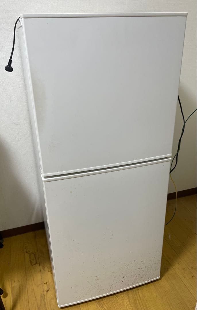 ホワイト トップフリーザー冷蔵庫
