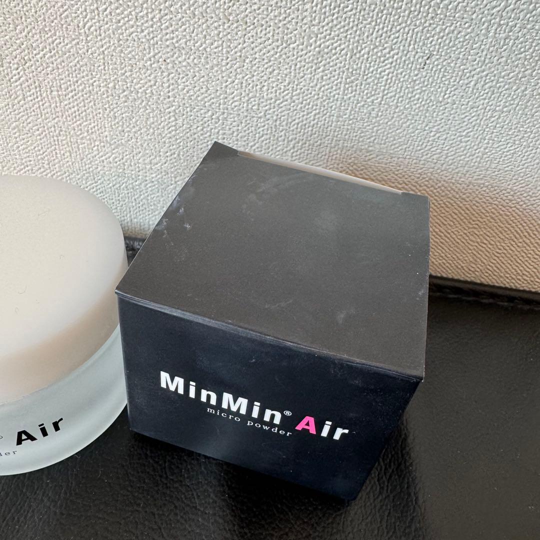 MinMin ミンミン　エアーマイクロパウダー　ブラシ付き