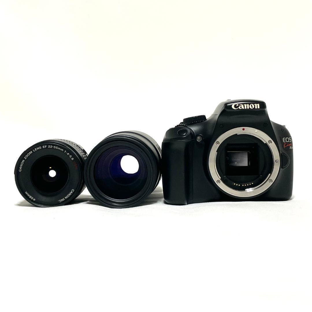 初心者安心❣️ Canon EOS Kiss X50 Wレンズセット 軽量