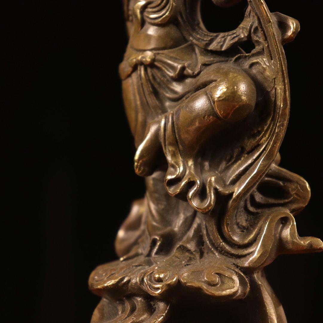 観音菩薩様 銅像仏教 仏教美術 仏像 工芸品