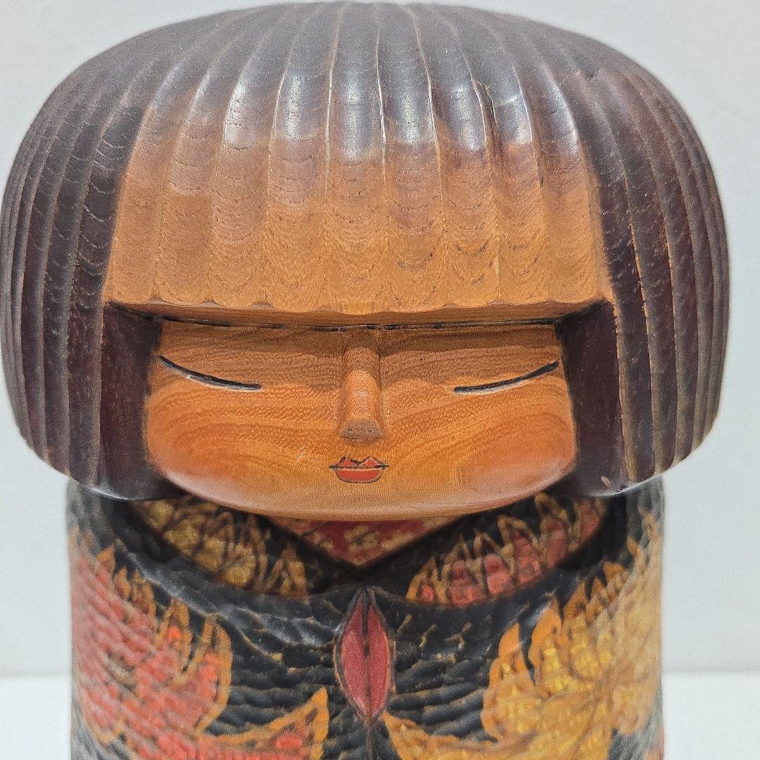 創作こけし、加藤竜雄作1981