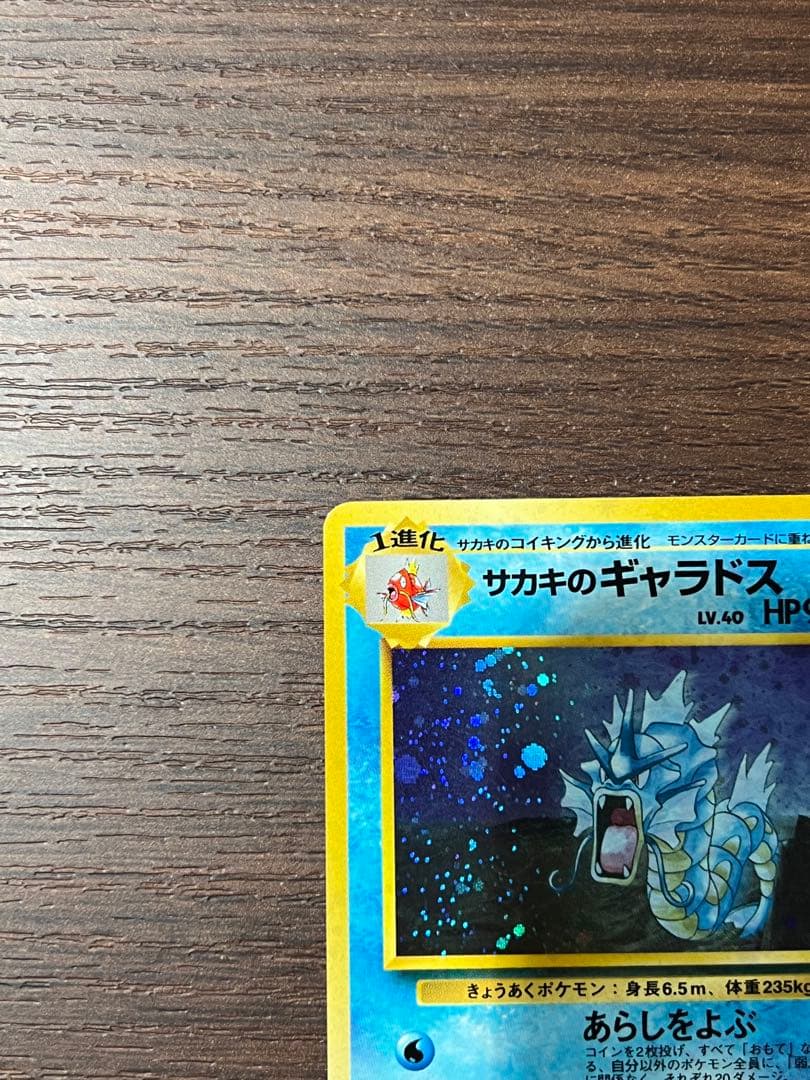 【美品】サカキのギャラドス 旧裏　ポケカ　ポケモンカード　ホロ　初期