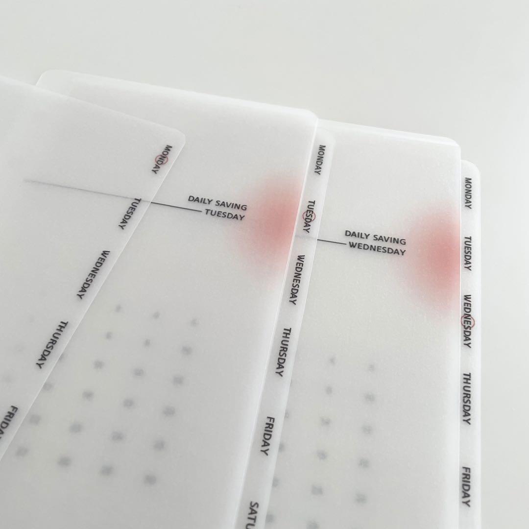 早い者勝ち　韓国　貯金　バインダー　カバー　リフィル　ボードセット　ピンク
