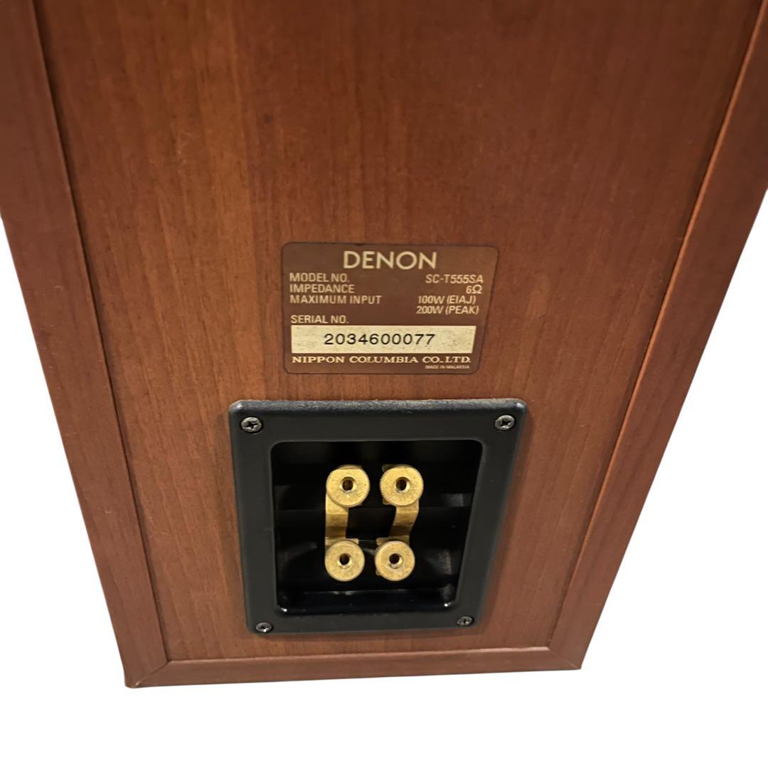 ④DENON トールボーイスピーカー システム SC-T555SA 良品