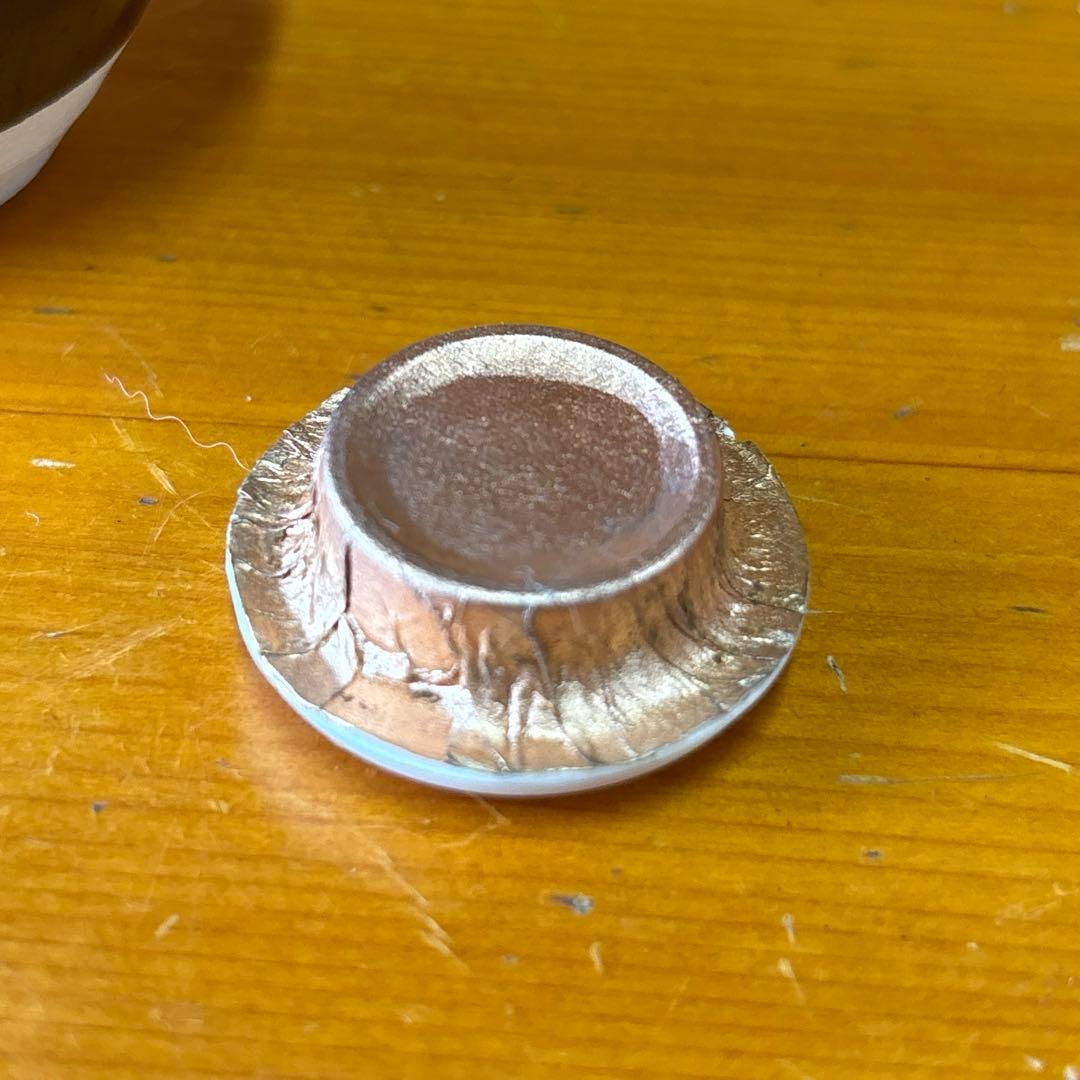 ひ*お様 美品　京焼　茶道具　桶谷定一造　肩衝茶入　茶入　棗　仕覆付　共箱　金箔
