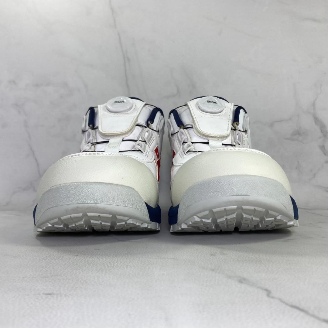 【極美品】asics BOA 安全靴 1273A029 25.5㎝ 白/紺/赤