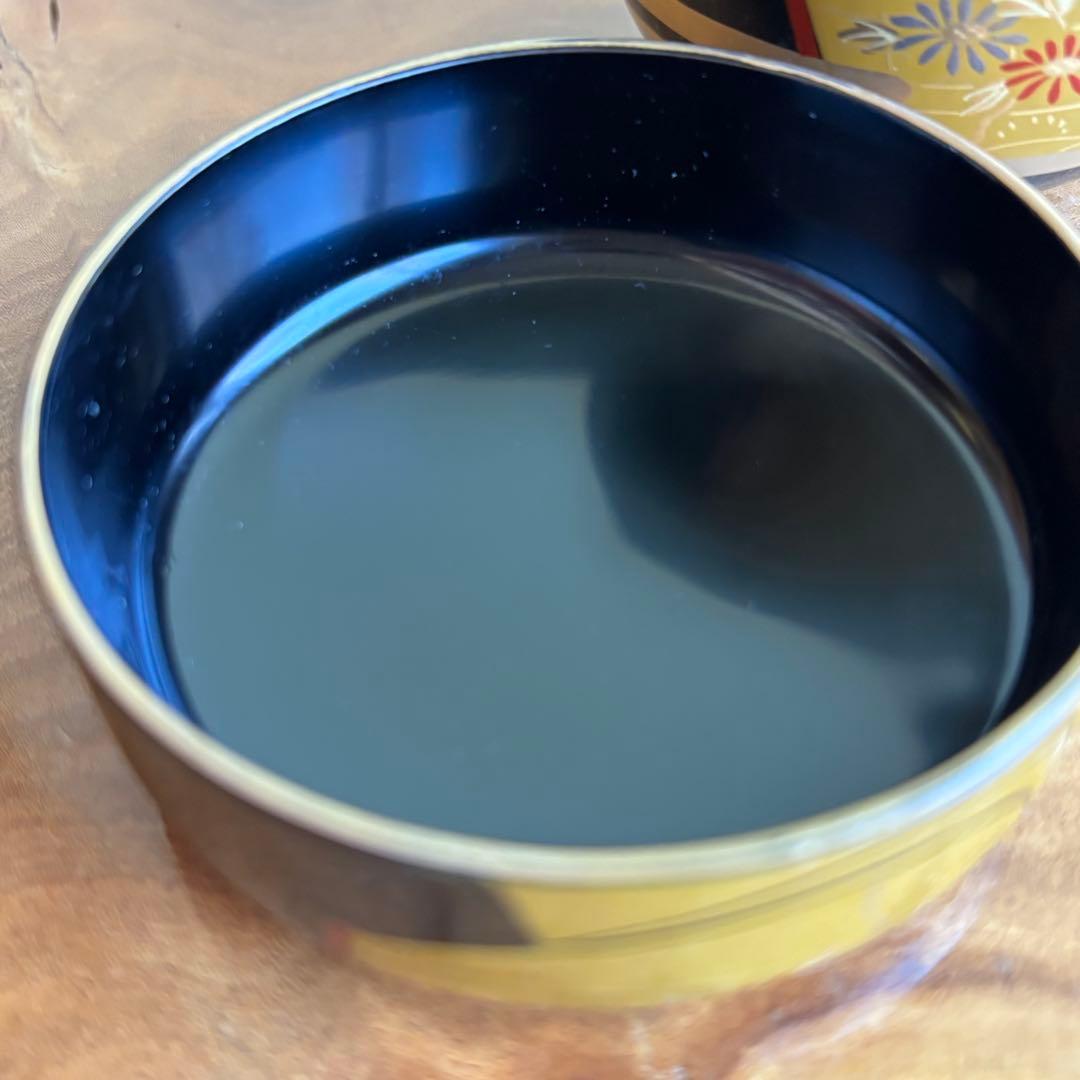 「誰袖蒔絵」中村湖彩造 茶道具 共箱（4）