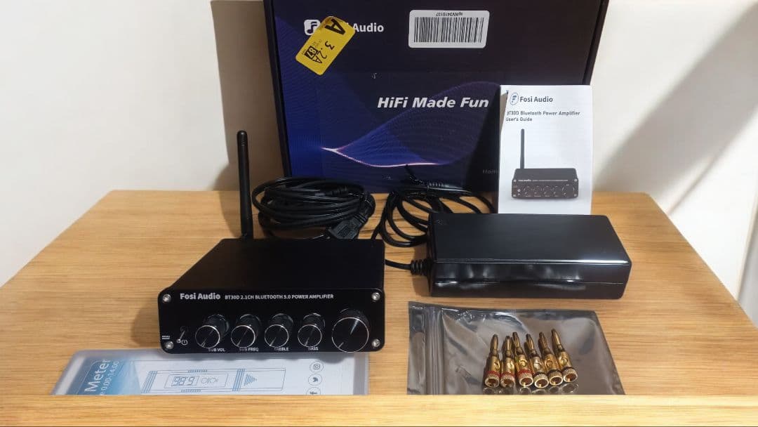 FosiAudioBT30D Bluetooth 2.1CH アンプ おまけ付き