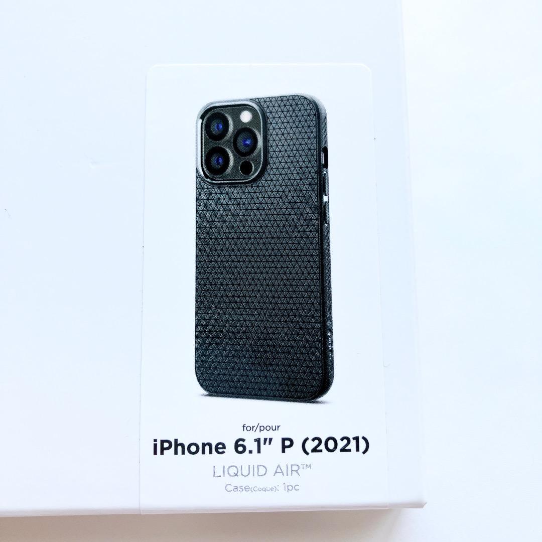 ✨ Spigen iPhone13Pro ケース　さらさら マットブラック