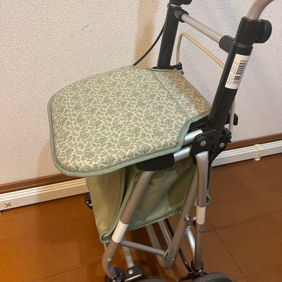 シルバーカー　ライトミニ　象印　象印ベビー　ペイズリー　S グリーン