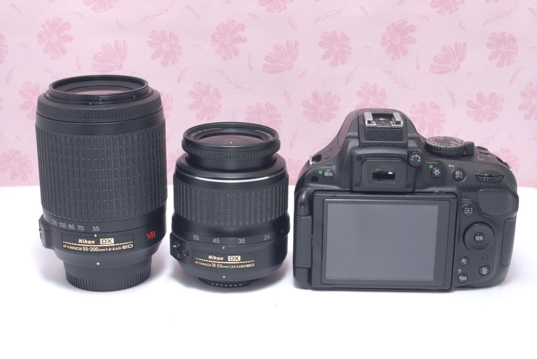 ⭐️軽量＆コンパクト⭐️Nikon D5200　ニコン　デジタル一眼レフ