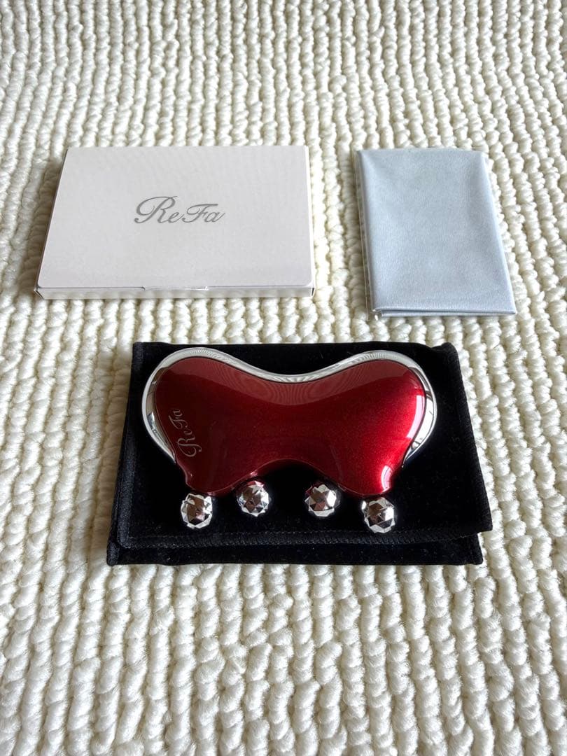 【ほぼ未使用】ReFa リファ カッサ エムワン レッド　RF-XM2341B