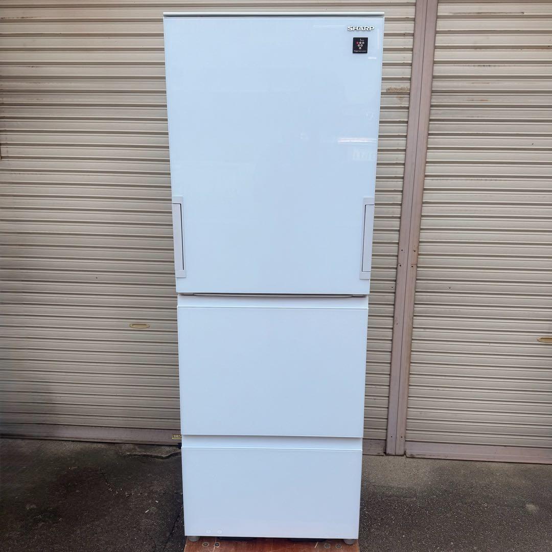 ★ 極美品 女性オーナー シャープ 冷蔵庫 SJ-G35E2-W 350L