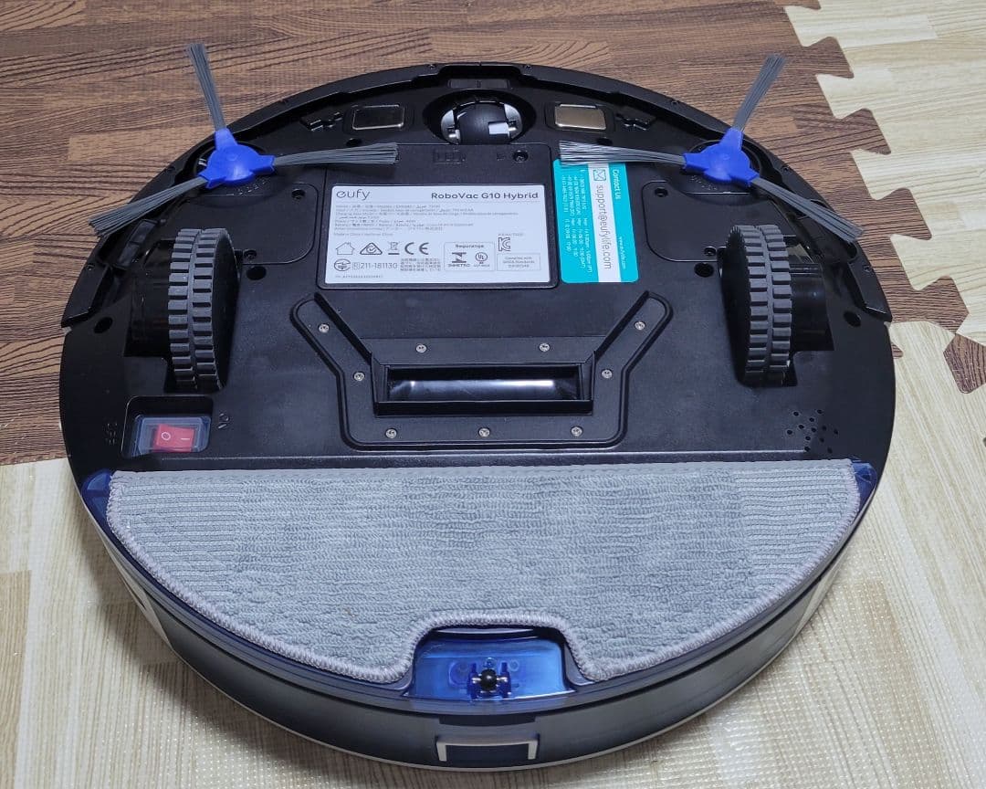 eufy Robovac G10 ハイブリッド ホワイト本体と付属品