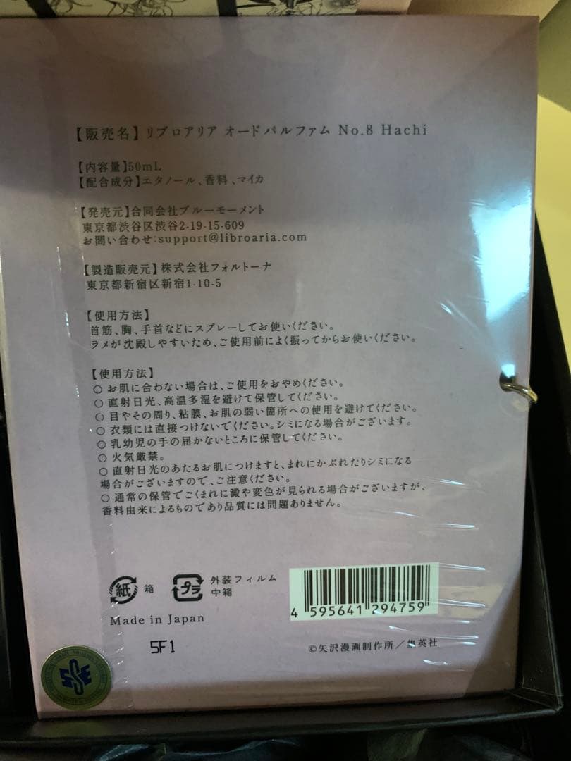 Nana✖️Libroariaコラボ　香水 No.7 &No.8セット