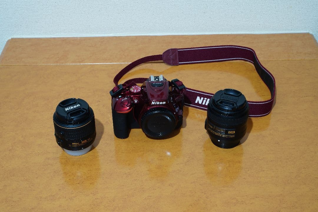 NIKON D5500 REDモデル + 単焦点1本
