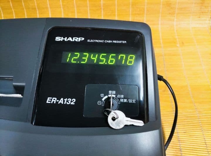 シャープレジスター　ER-A132　簡単便利特殊　送料込　002777