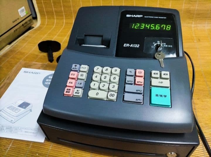 シャープレジスター　ER-A132　簡単便利特殊　送料込　002777