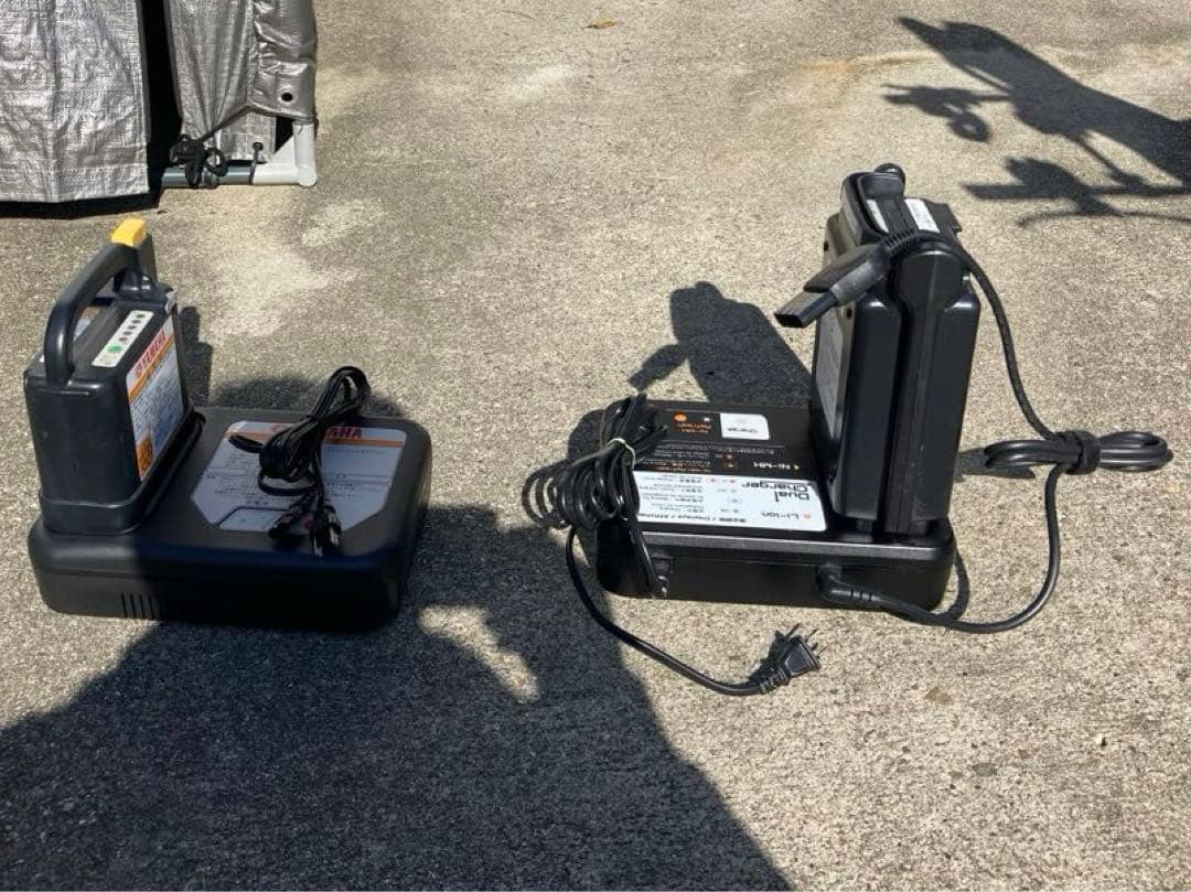 電動車椅子 充電器2個&バッテリー3個、MIKIグランドフリッチャー
