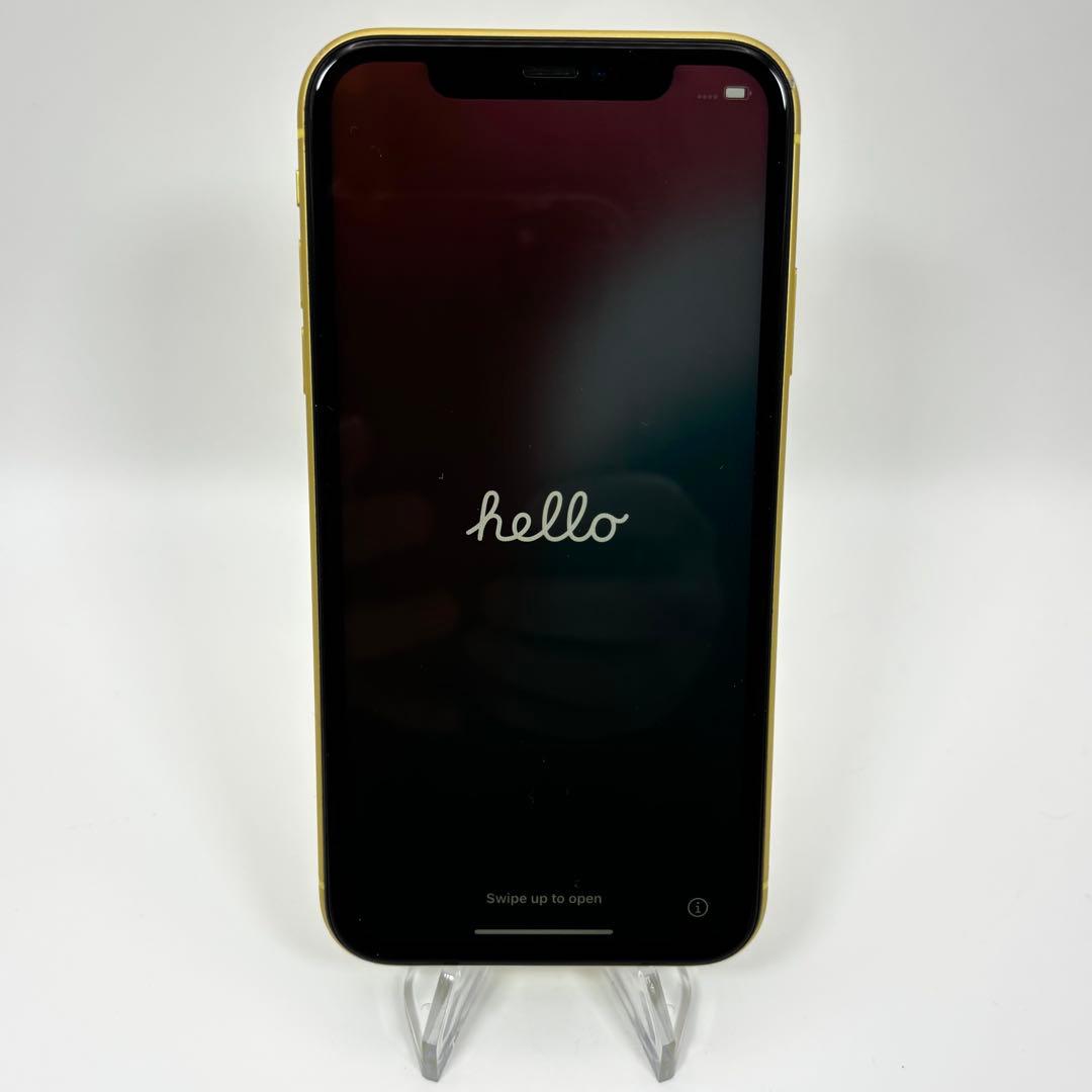 iPhone 11 64GB イエロー SIMロック解除済み 背面割れあり