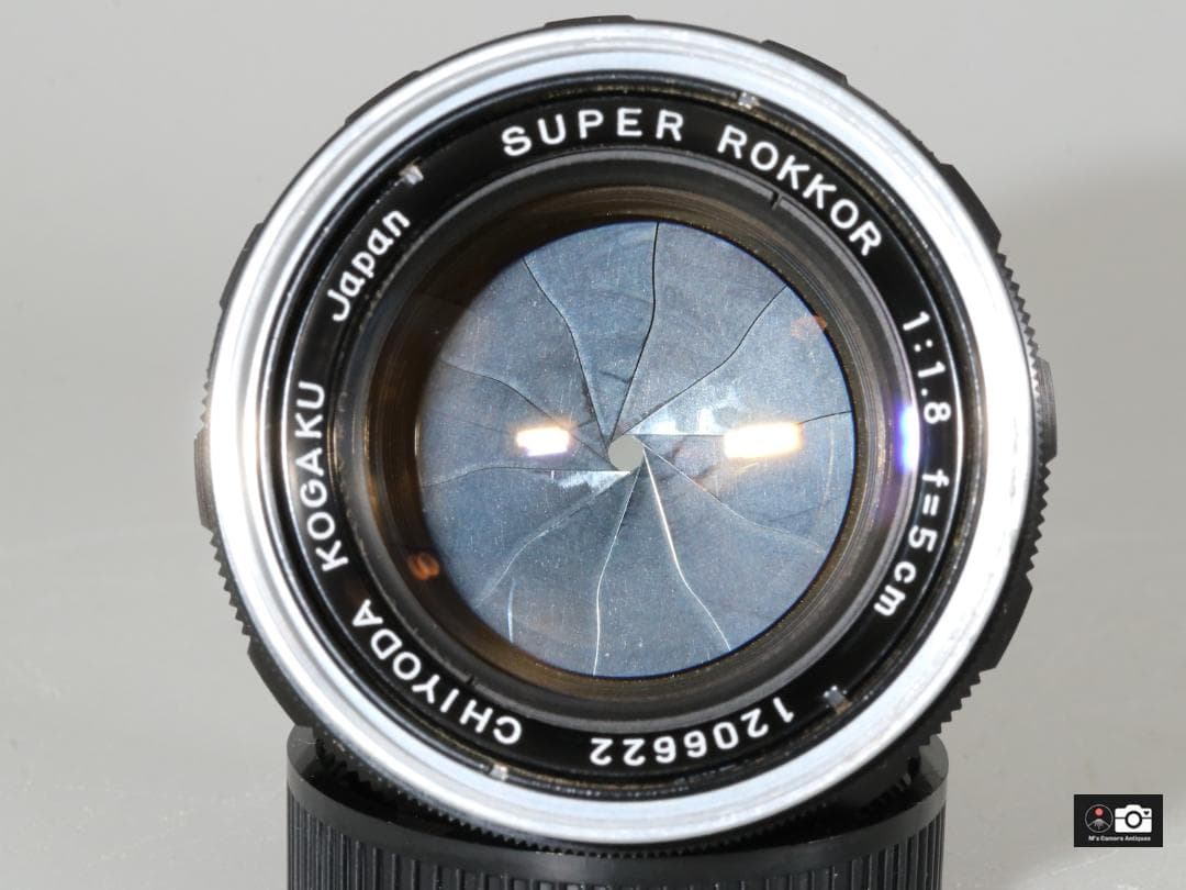 SUPER ROKKOR 5cm F1.8ライカＬ３９整備済２