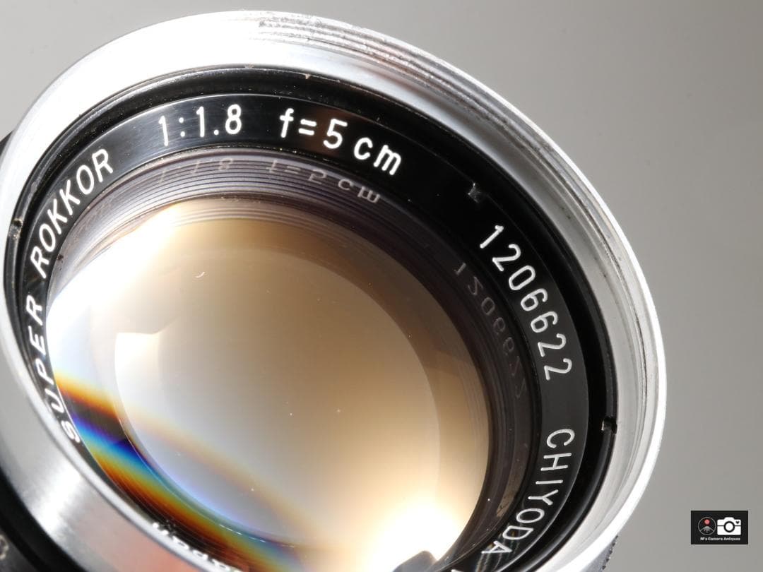SUPER ROKKOR 5cm F1.8ライカＬ３９整備済２