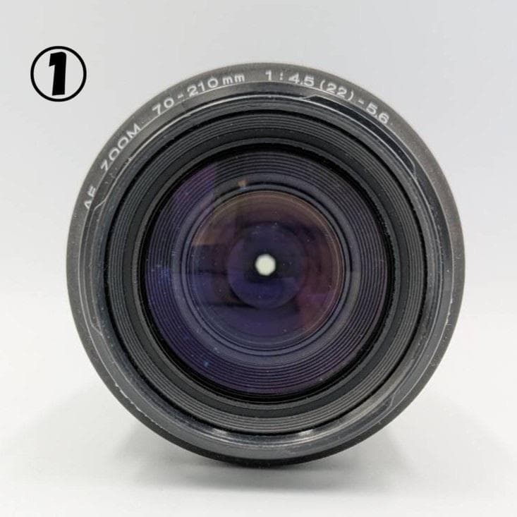 MINOLTA α101si 一眼レフカメラ レンズ まとめ売り ジャンク©37