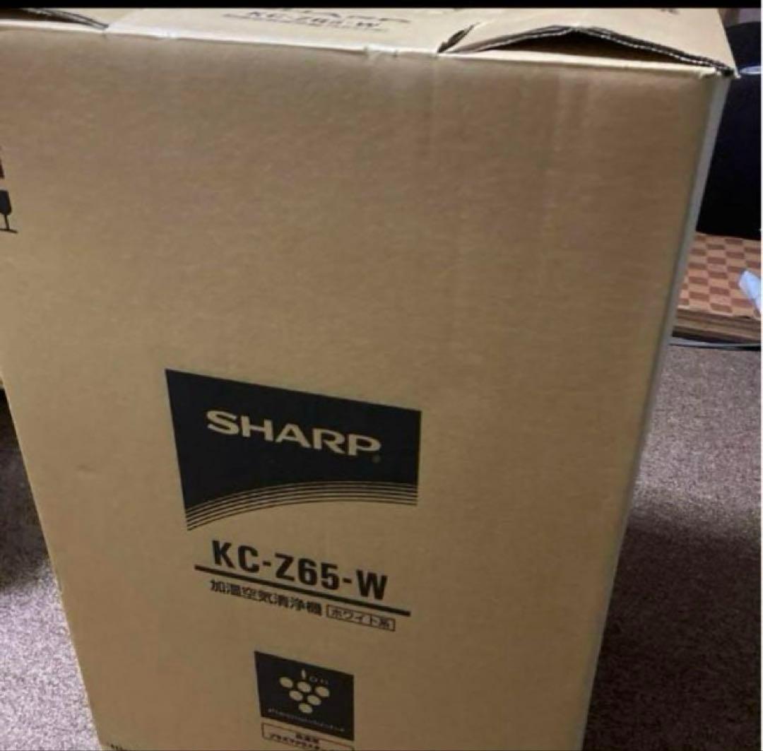 SHARP 加湿空気清浄機 プラズマクラスターイオン搭載 KC-Z65-W
