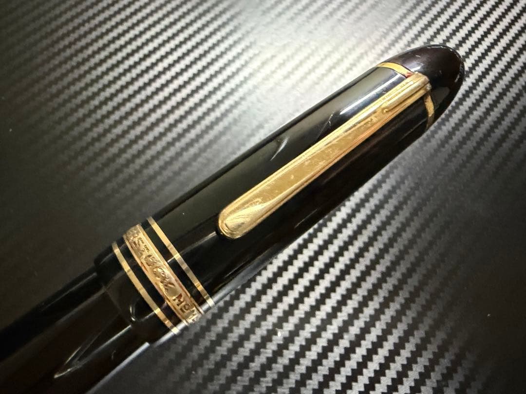美品 モンブラン マイスターシュテュック 149 万年筆 14C 中白 B 太字