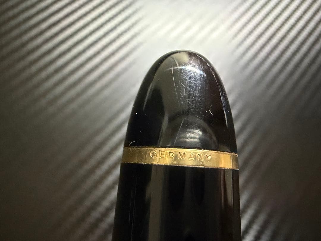 美品 モンブラン マイスターシュテュック 149 万年筆 14C 中白 B 太字