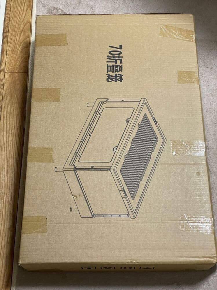 透明アクリル小動物ケージ ハリネズミネズミ用 70x43.5x34cm 大型