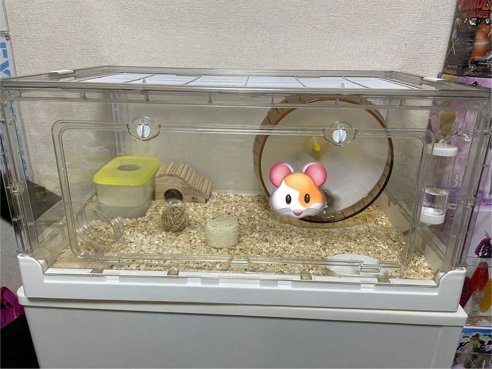 透明アクリル小動物ケージ ハリネズミネズミ用 70x43.5x34cm 大型