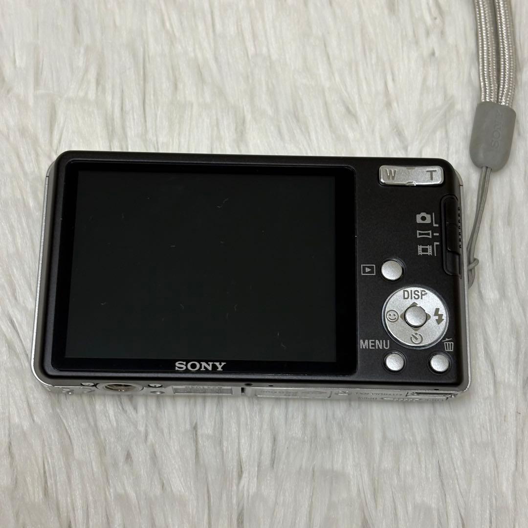 美品　SONY カメラ　DSC-W350 SDカード　シルバー　コンデジ　動作品