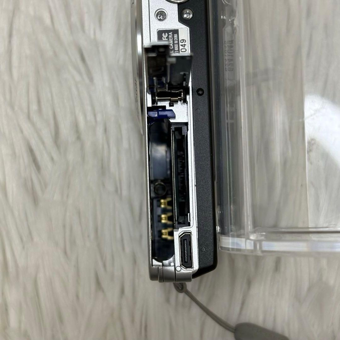 美品　SONY カメラ　DSC-W350 SDカード　シルバー　コンデジ　動作品